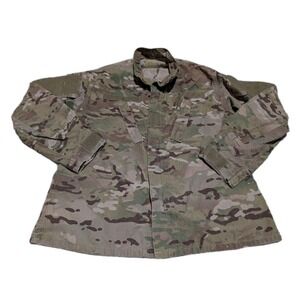 New Army Camo Combat Coat Jacket Team Soldier Flame Resistant Fr SZ Medium Short